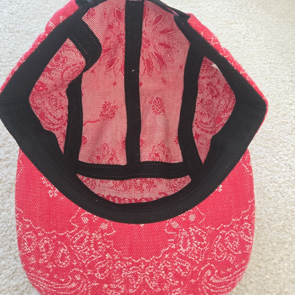 Supreme Red Patterned Cap - Picture 3 of 5